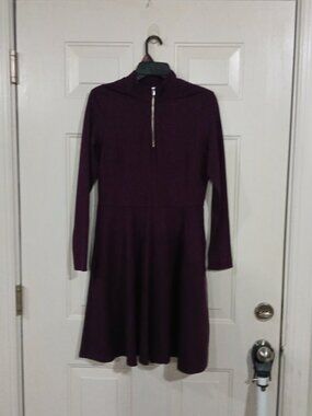 Tahari Womens Cut &sewn Long Sleve Dress